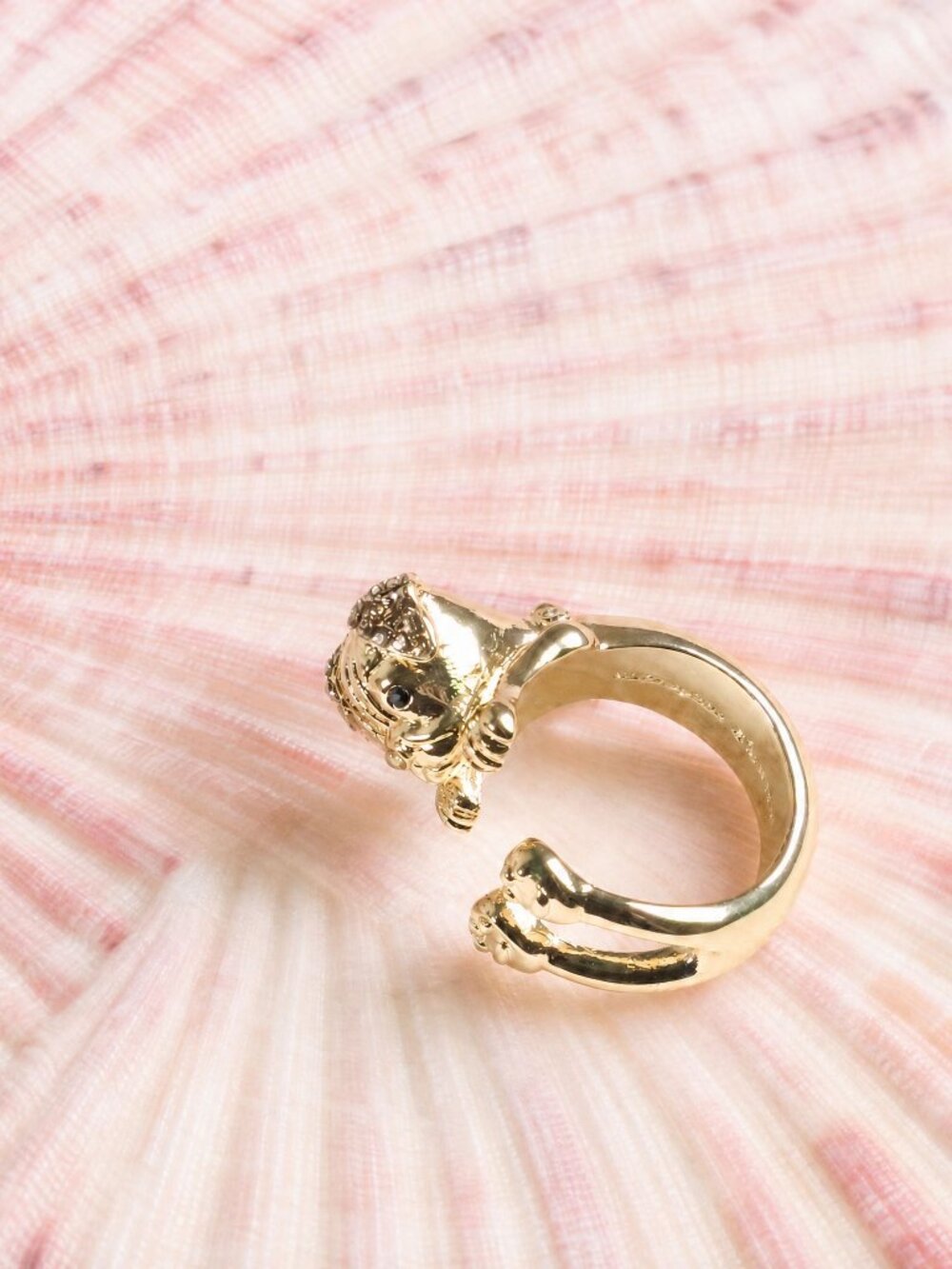 Kate Spade Puppy Gold Ring Size 7